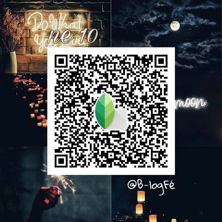 Cinematic Vibe Snapseed qr code