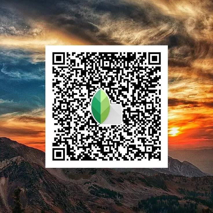 Golden hour Snapseed qr code
