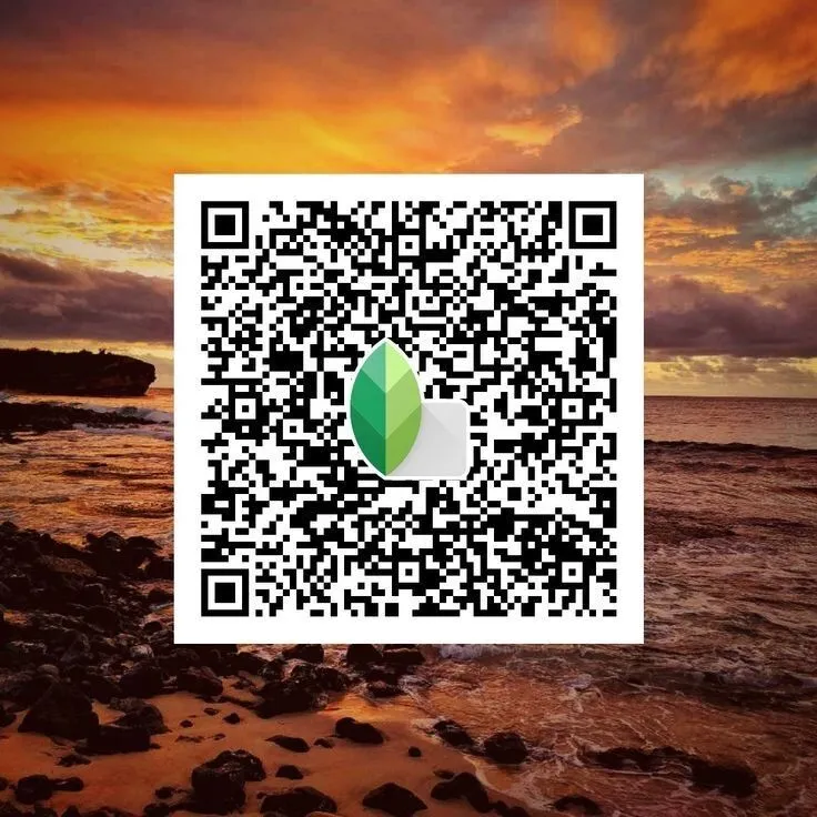 Golden hour Snapseed qr code