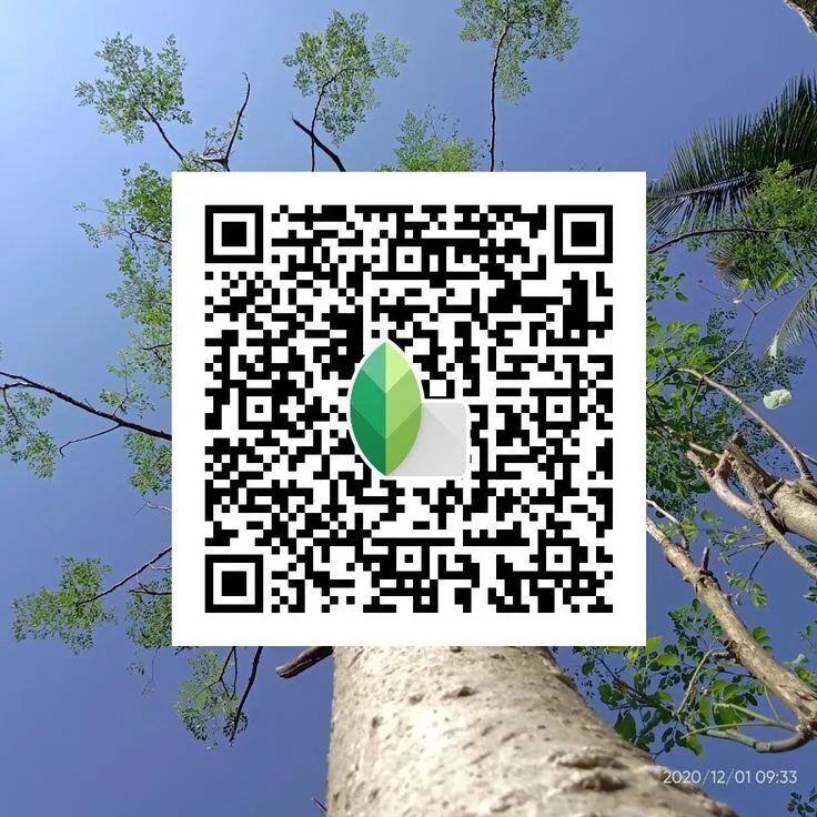 pastel dream Snapseed qr code