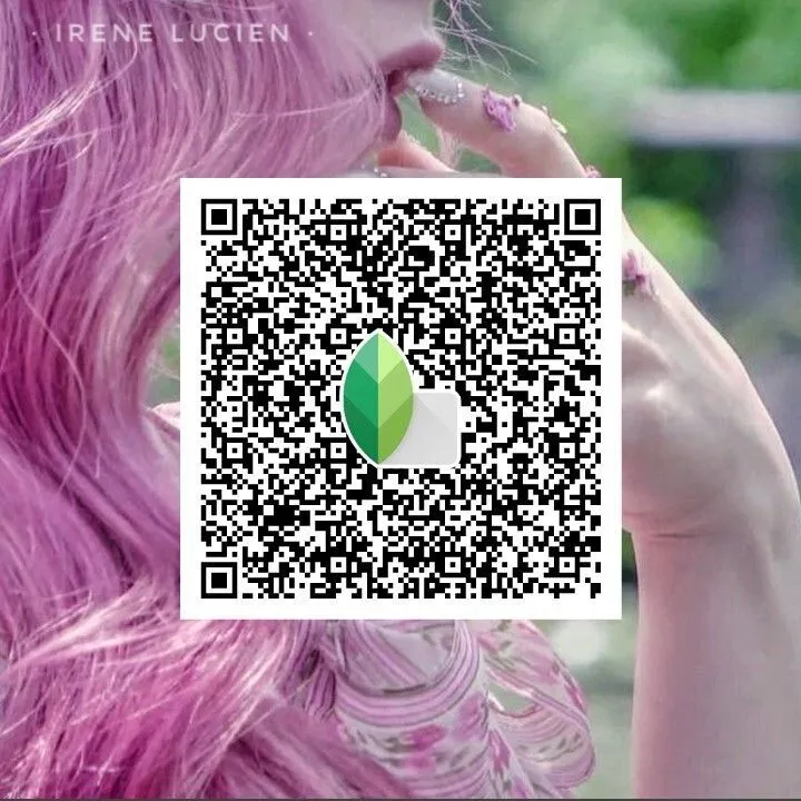 pastel dream Snapseed qr code