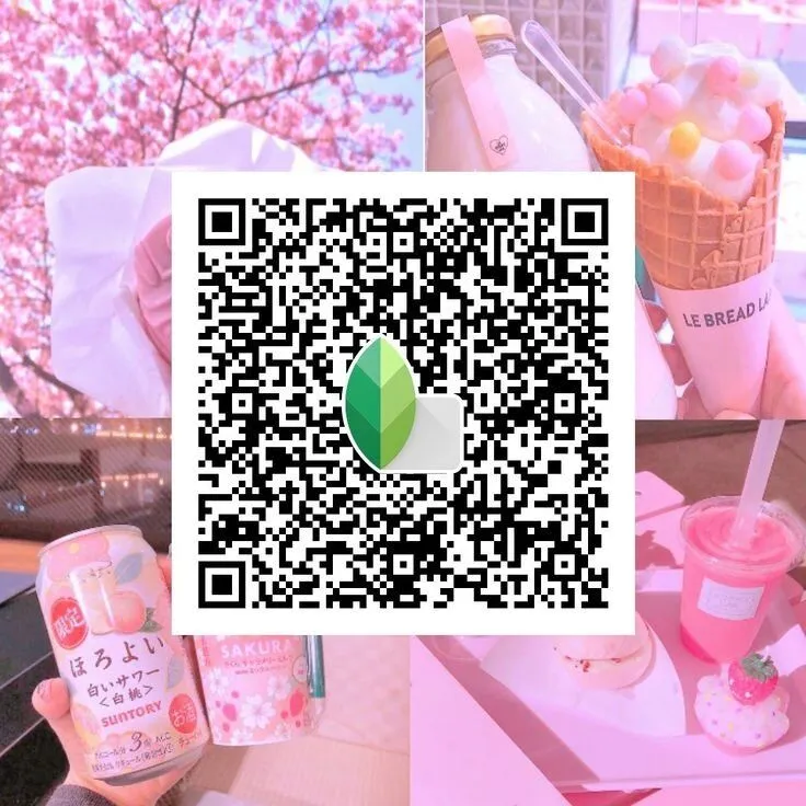 pastel dream Snapseed qr code