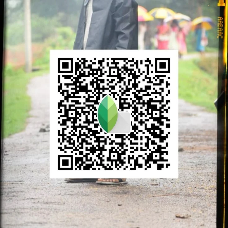 Blur Background Snapseed QR code