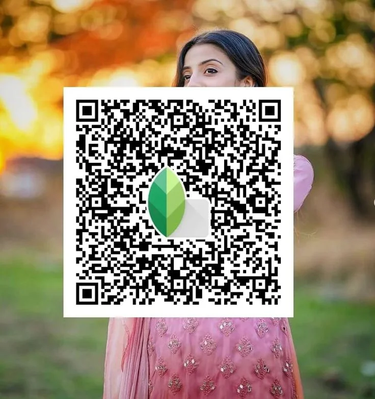 Blur Background Snapseed QR code