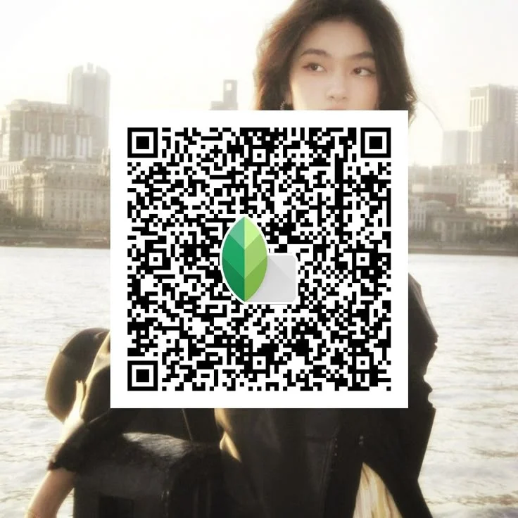 Blur Background Snapseed QR code