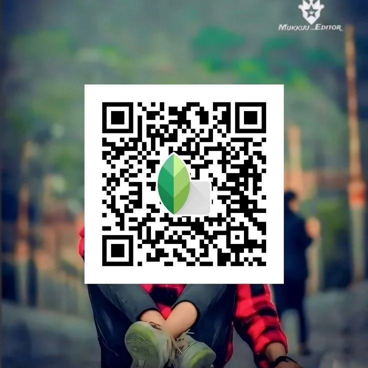 Blur Background Snapseed QR code