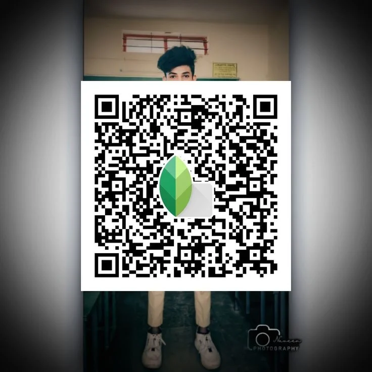 Blur Background Snapseed QR code