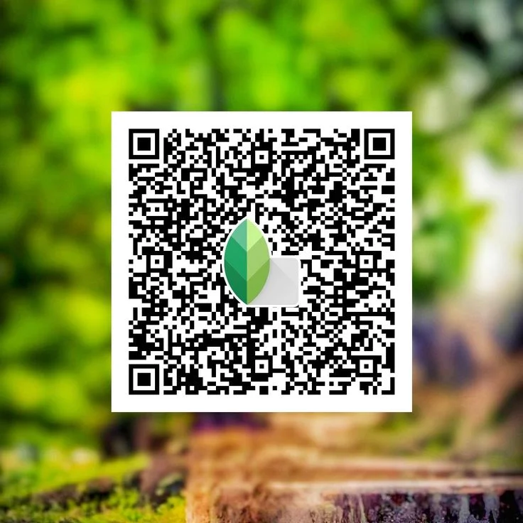 Blur Background Snapseed QR code