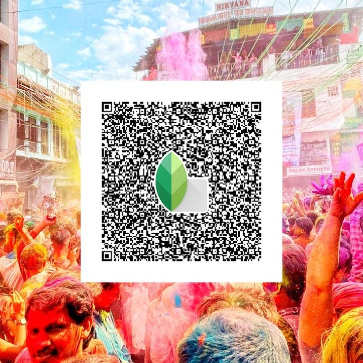 Blur Background Snapseed QR code