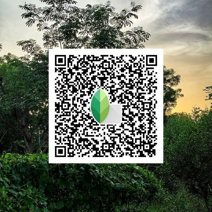 Golden hour Snapseed qr code