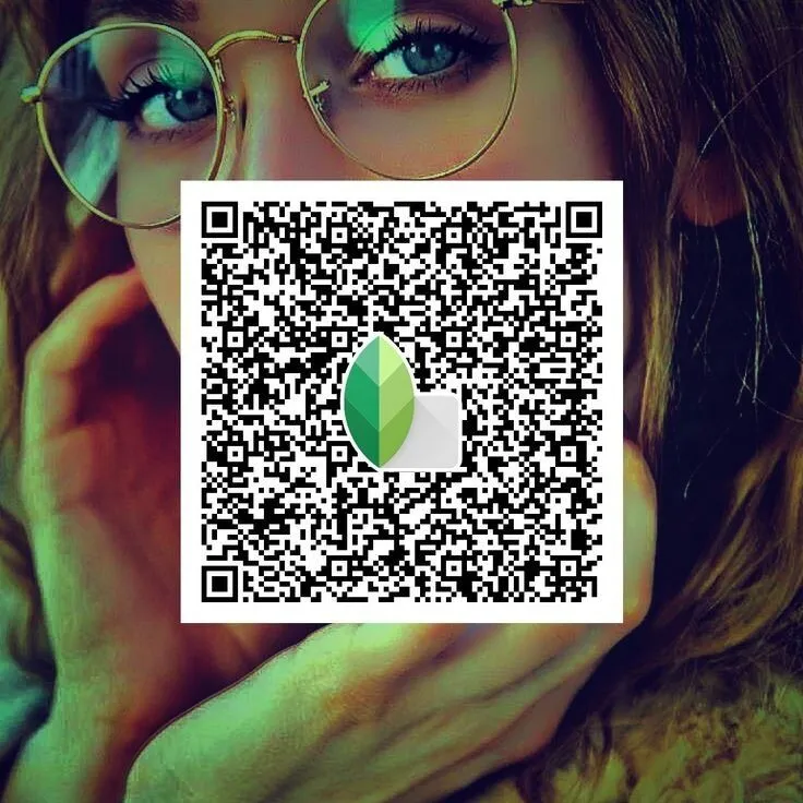 Aesthetic Snapseed qr  code