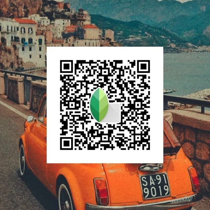 portrait snapseed qr code